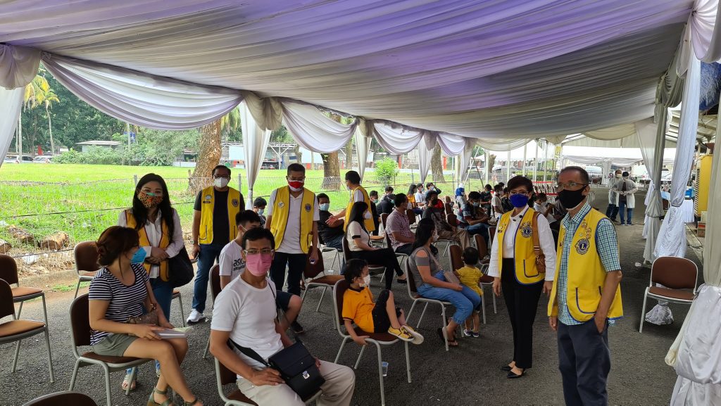 Perkumpulan Lions Indonesia Distrik 307-B1 Sukseskan Program Vaksinasi