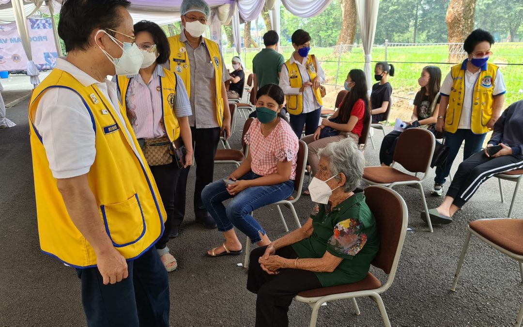 Perkumpulan Lions Indonesia Distrik 307-B1 Sukseskan Program Vaksinasi